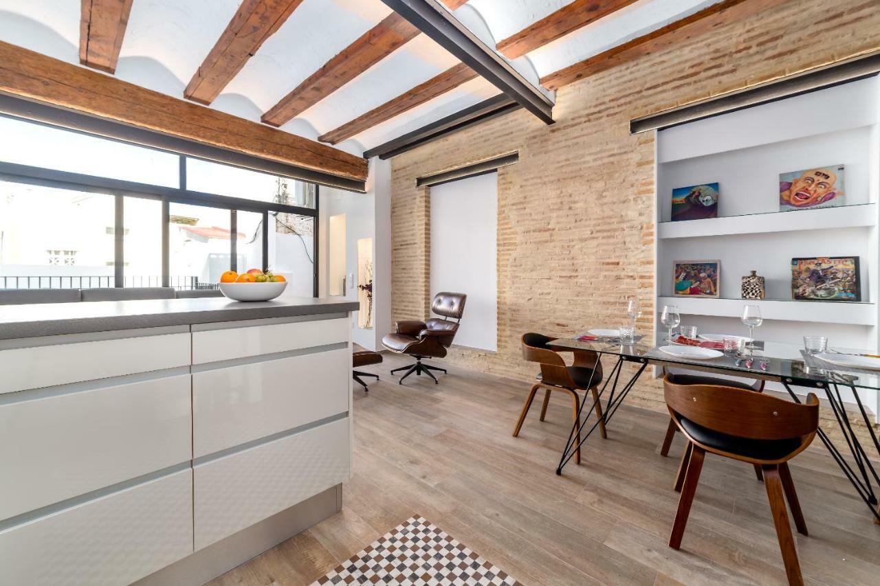 Apartament Florit Flats - Center Luxurious 1Br 1Ba Terrace Wi-Fi Ac Walencja Zewnętrze zdjęcie